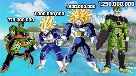 cell saga power levels|how strong is perfect cell.